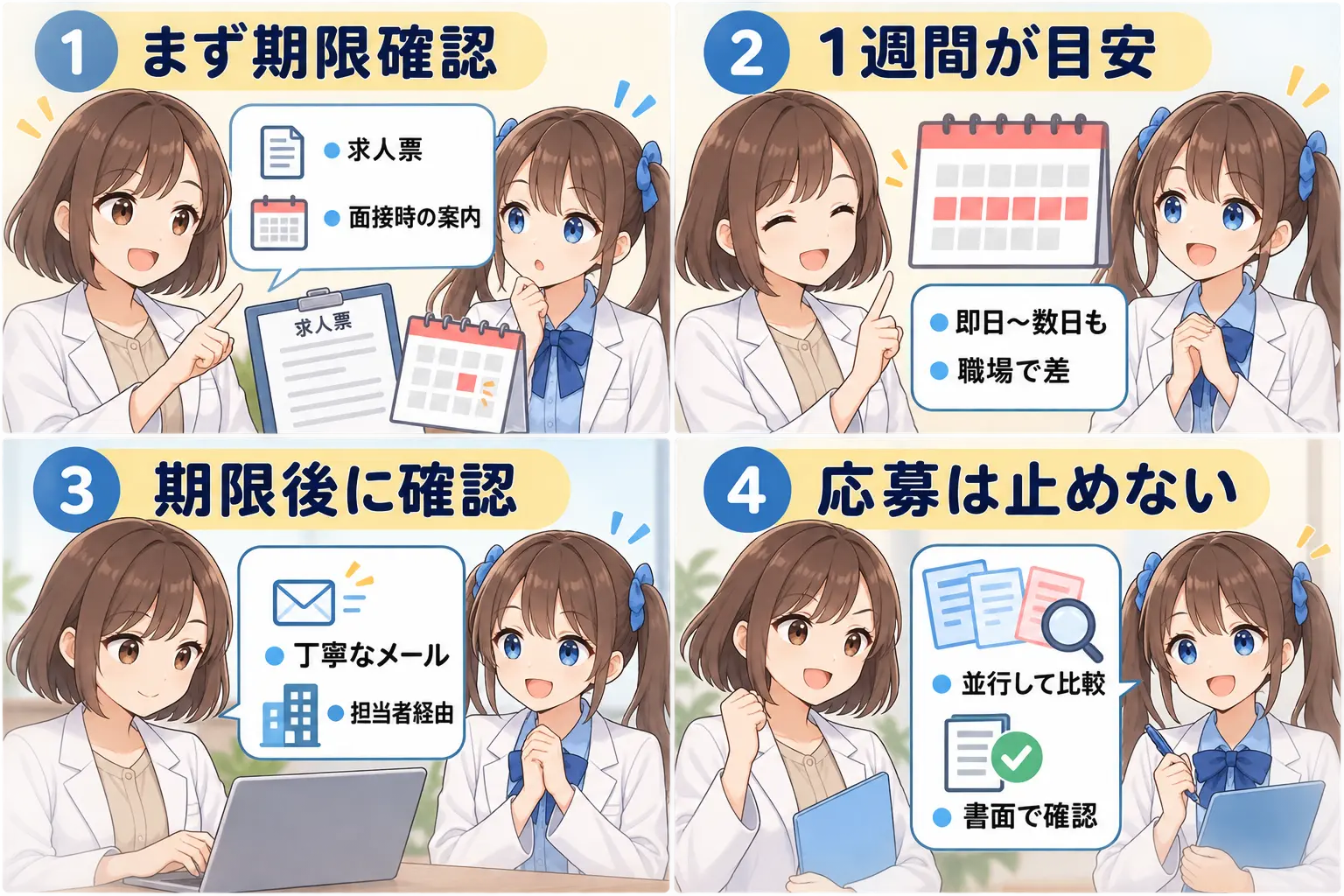 薬剤師転職の面接結果が遅いときの確認手順4つ