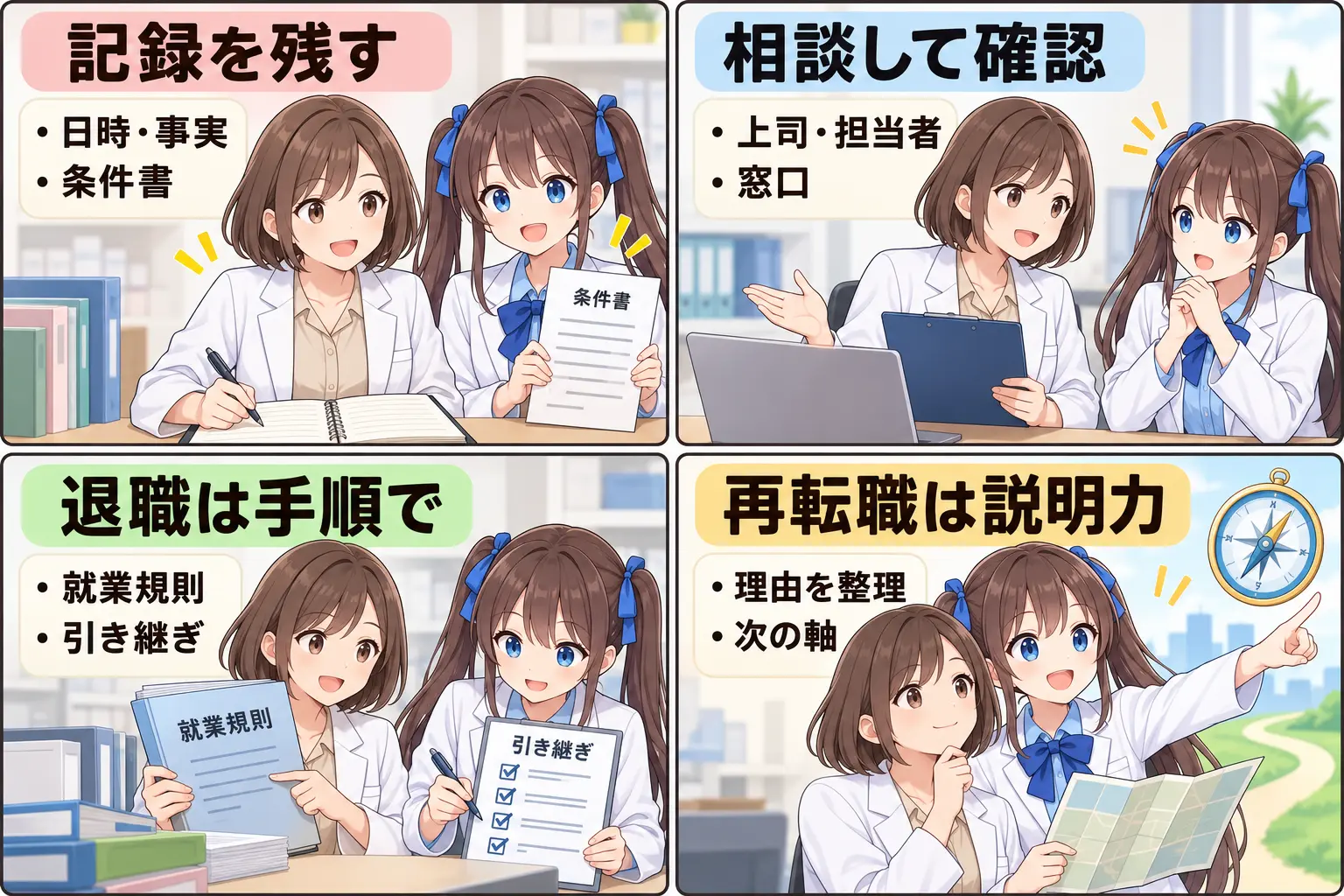 薬剤師が転職後すぐ辞めたいときの退職と再転職まとめ