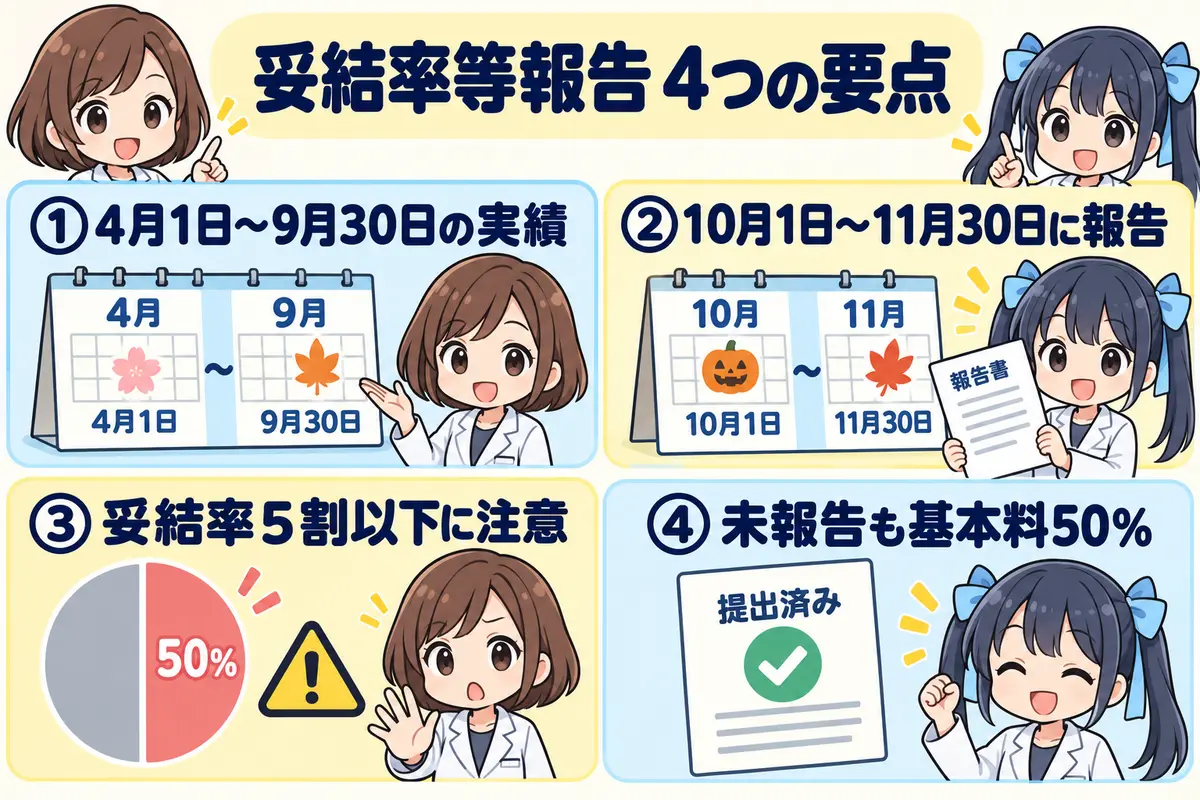 妥結率等報告の4つの要点